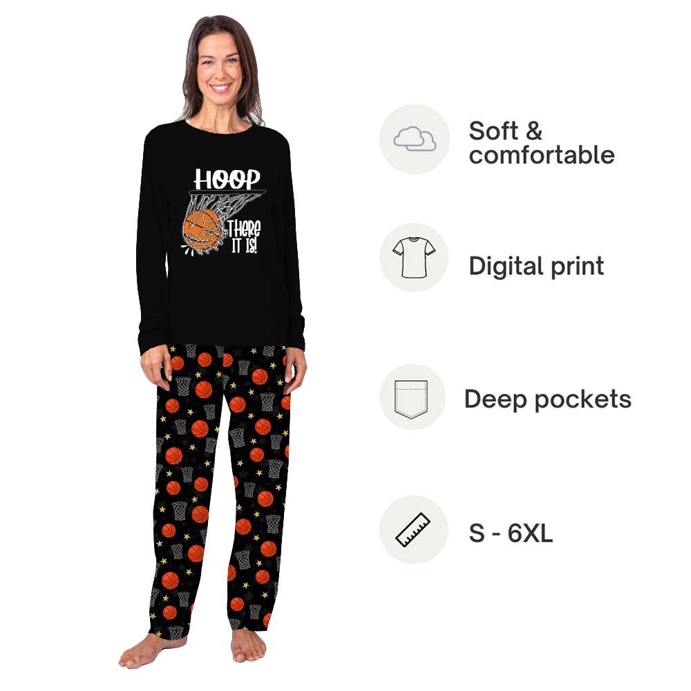 Basketball Hoop There It Is Family Sport Jammies Basketball Hoop There It Is Family Sport Jammies