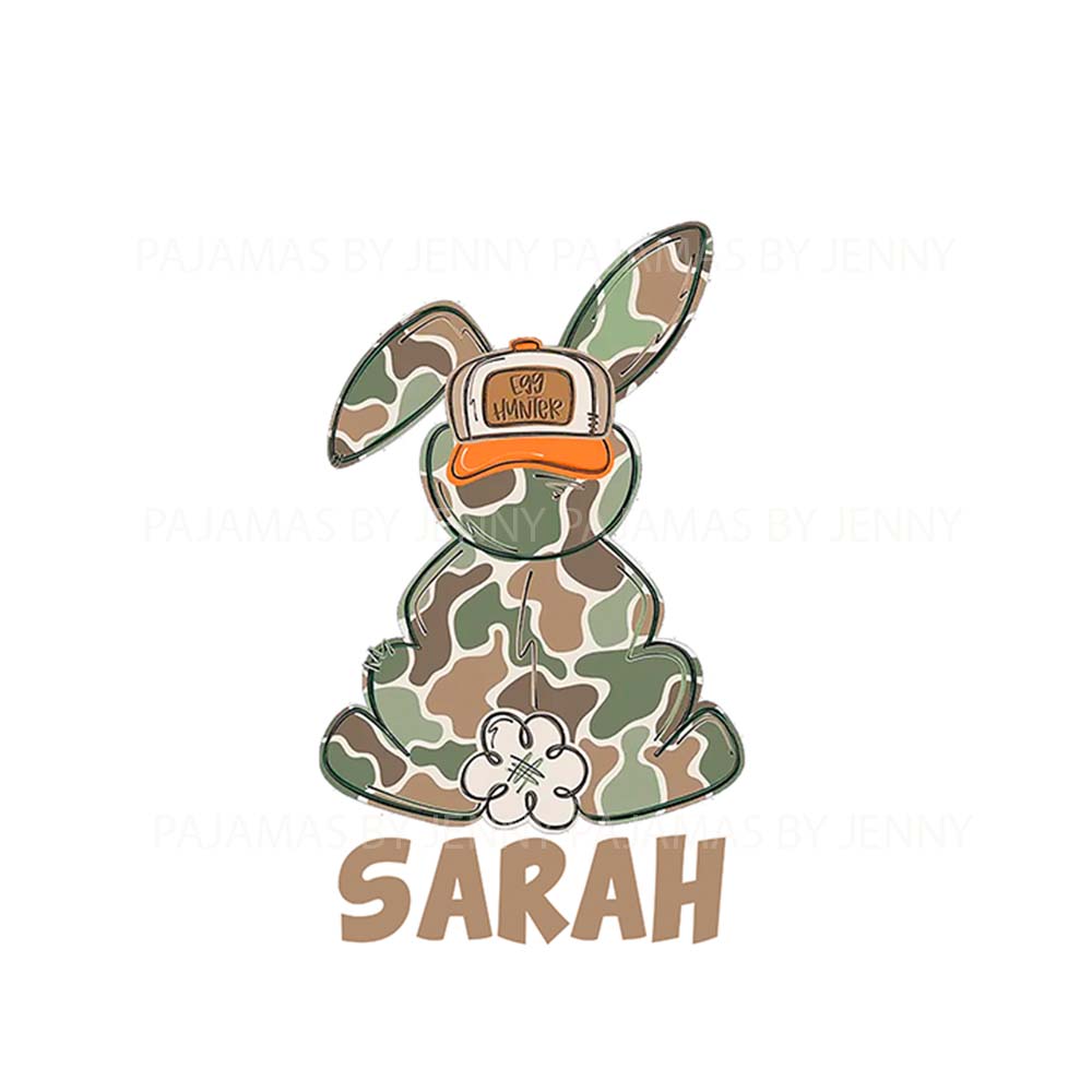 Festive Personalized Name Rabbit Easter Pajamas For Adults Festive Personalized Name Rabbit Easter Pajamas For Adults