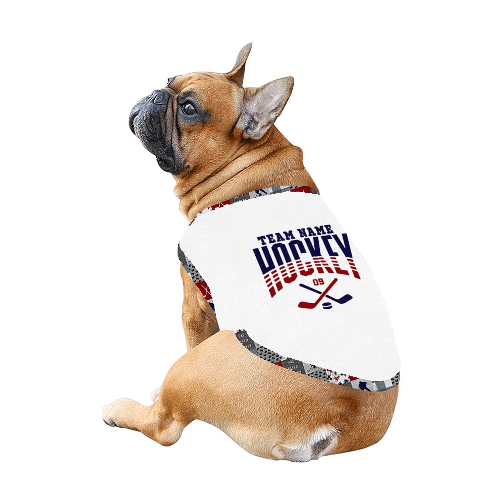Custom Team Name Hockey Themed Owner And Dog Pajamas Custom Team Name Hockey Themed Owner And Dog Pajamas