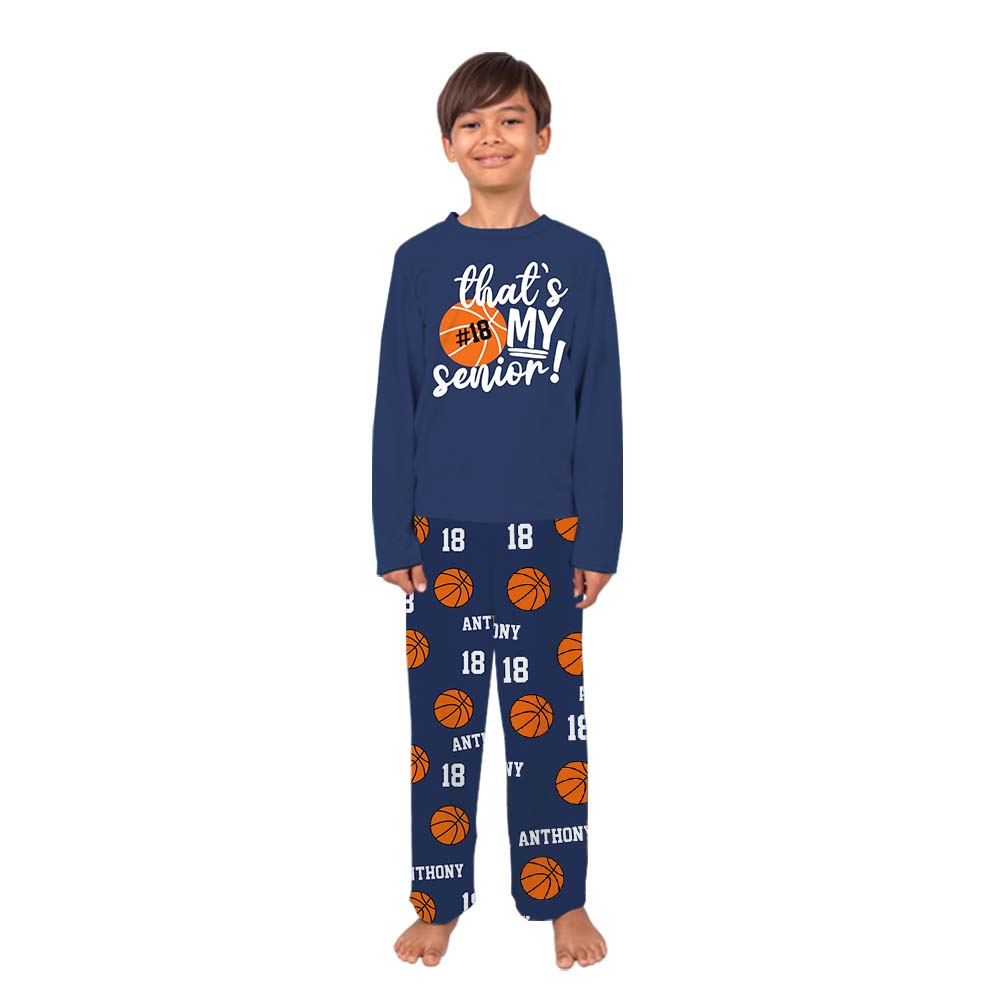 Custom Senior Basketball Owner And Dog Pajamas Custom Senior Basketball Owner And Dog Pajamas