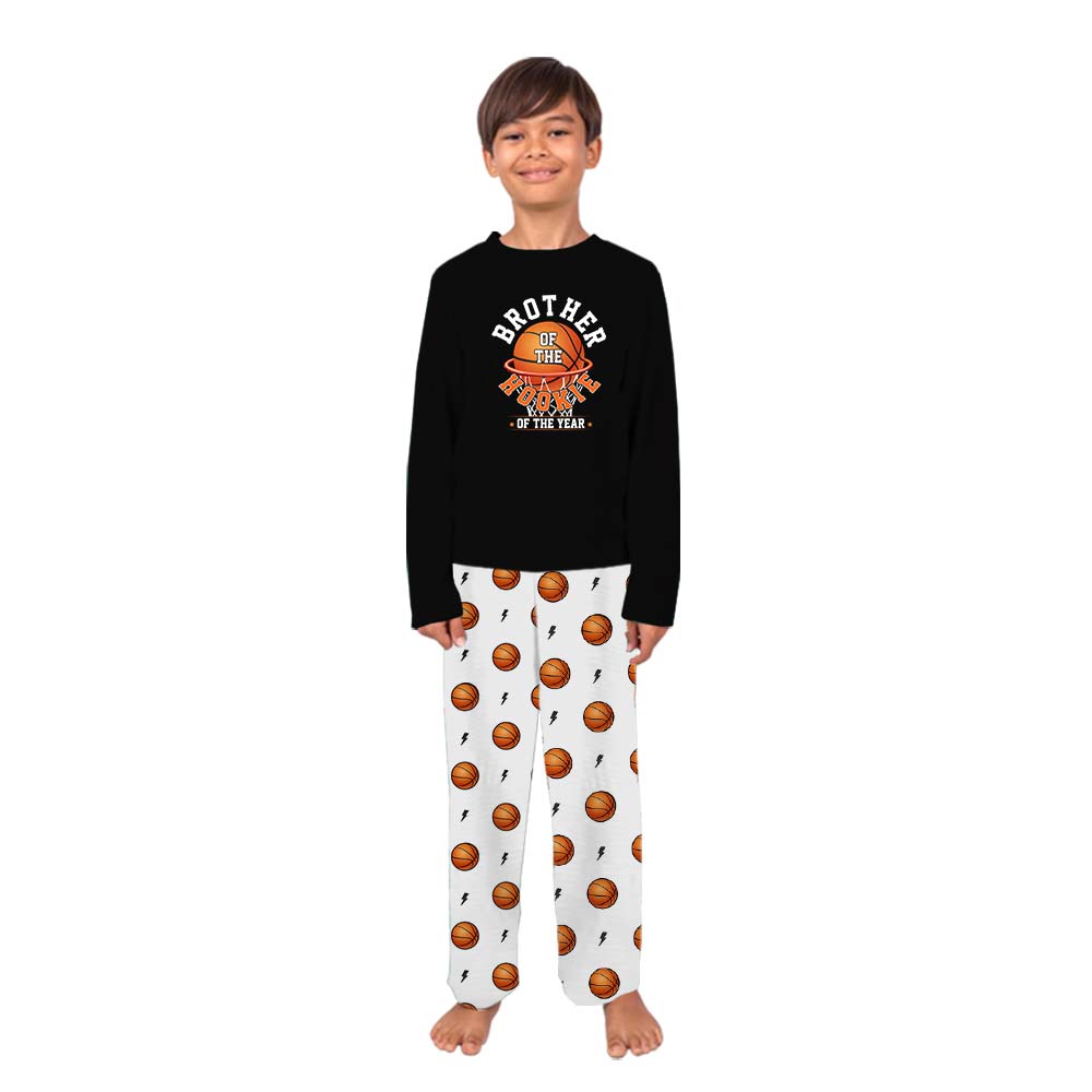 Personalized Basketball Family Sport Pajamas With Dog Personalized Basketball Family Sport Pajamas With Dog