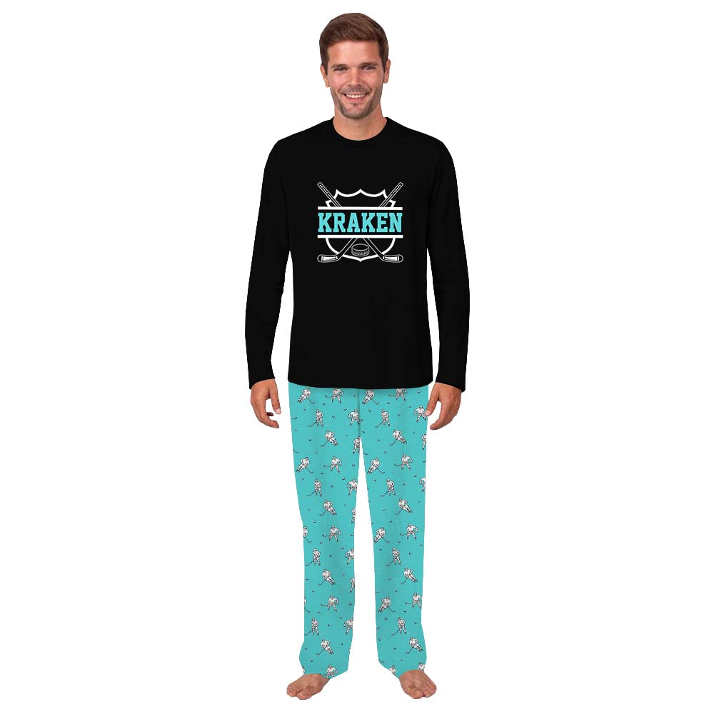 Custom Name Hockey Family Sport Pajama Sets Custom Name Hockey Family Sport Pajama Sets