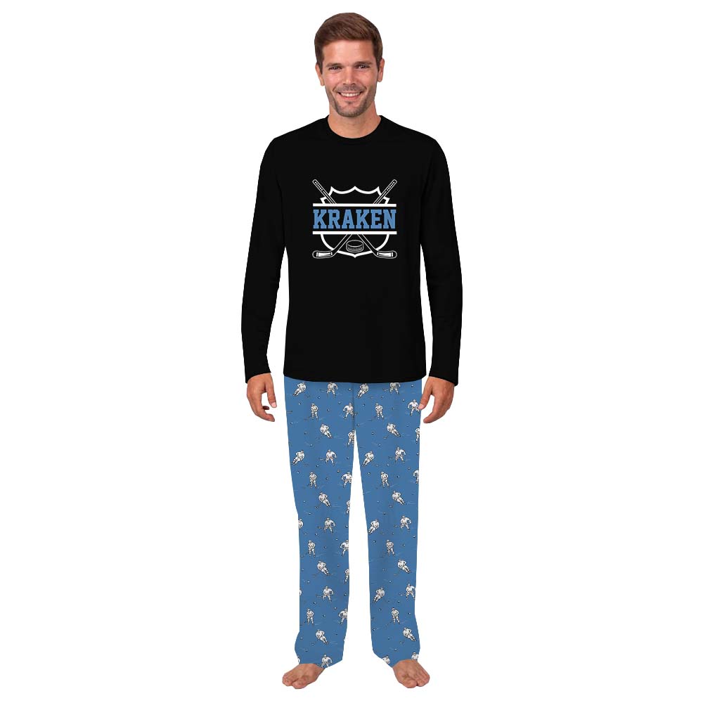 Personalized Hockey Matching Family Sport Pajama Sets Personalized Hockey Matching Family Sport Pajama Sets