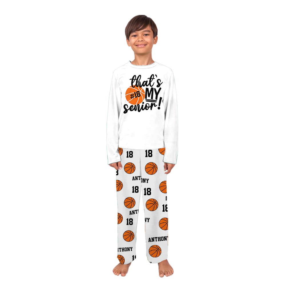 Customizable Basketball That’s My Senior Matching Family Pajamas Customizable Basketball That’s My Senior Matching Family Pajamas