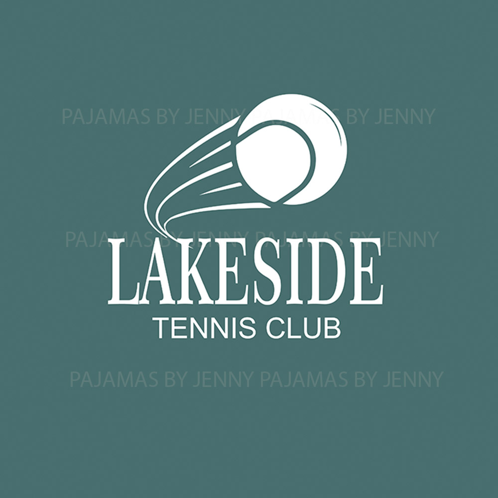 Personalized Tennis Team Name And Logo Matching PJs Personalized Tennis Team Name And Logo Matching PJs