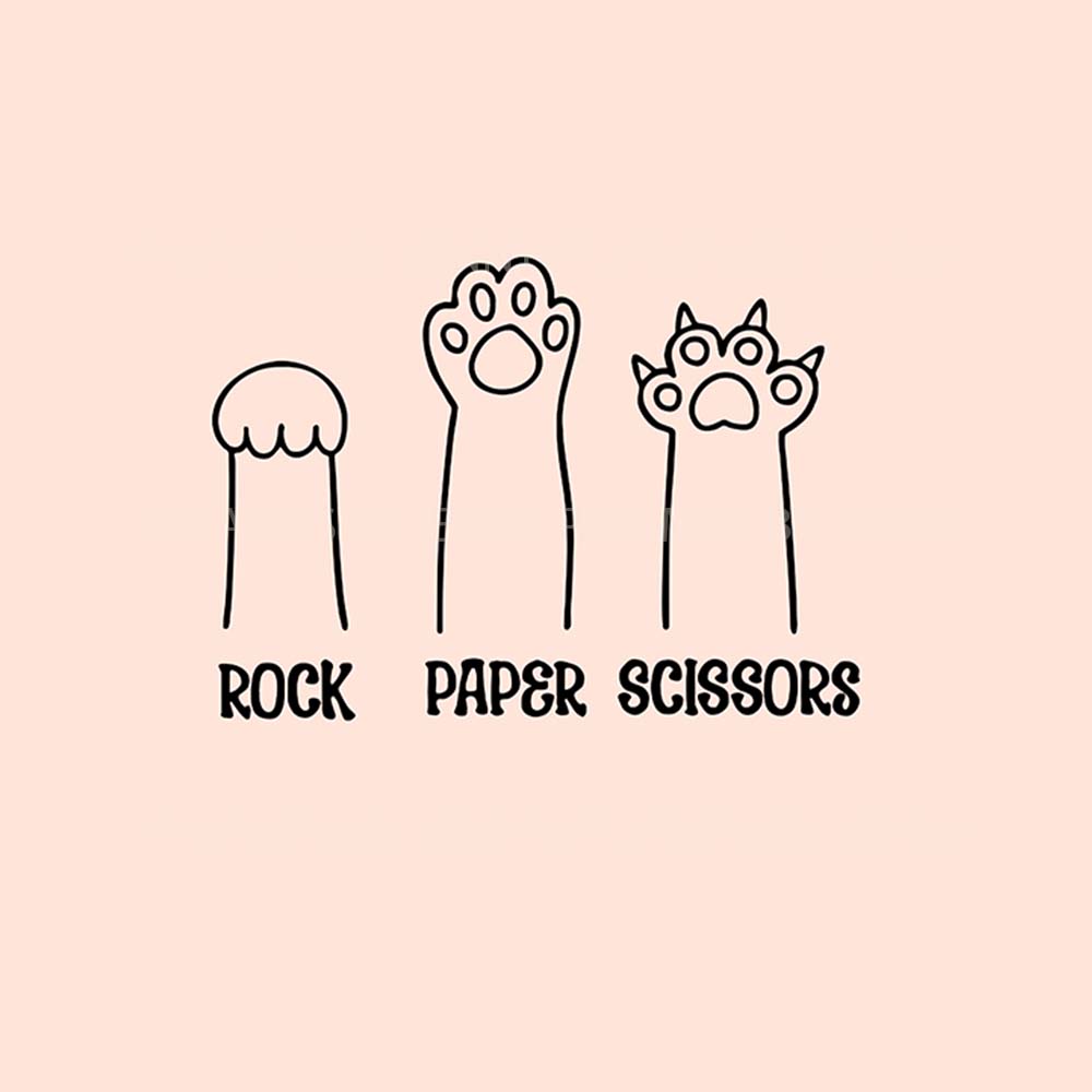 Funny Cat Family Pajama Sets Saying Rock Paper Scissors Funny Cat Family Pajama Sets Saying Rock Paper Scissors