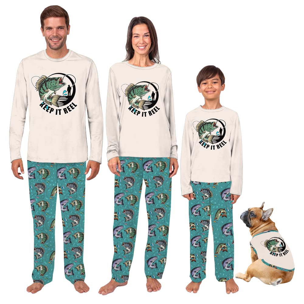 Big Fish Keep It Reel Family Holiday Jammies Big Fish Keep It Reel Family Holiday Jammies