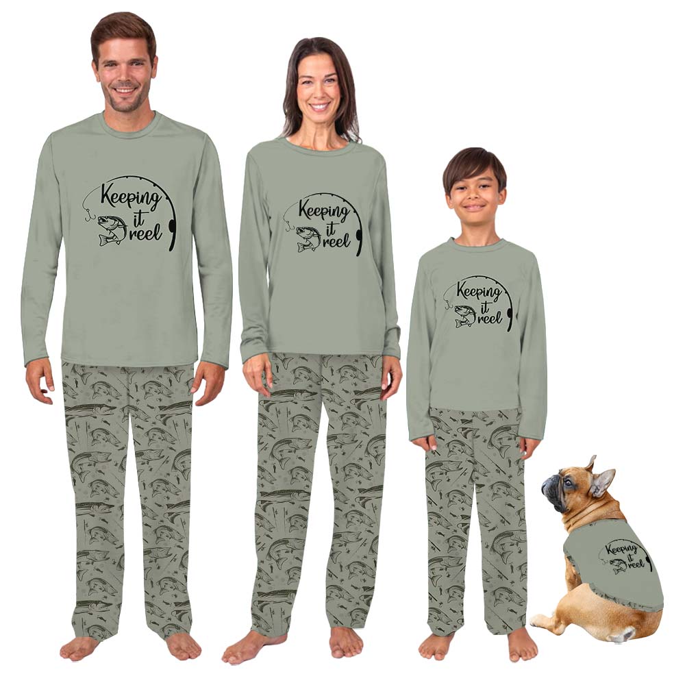 Keeping It Reel Fishing Matching PJs For The Family Keeping It Reel Fishing Matching PJs For The Family