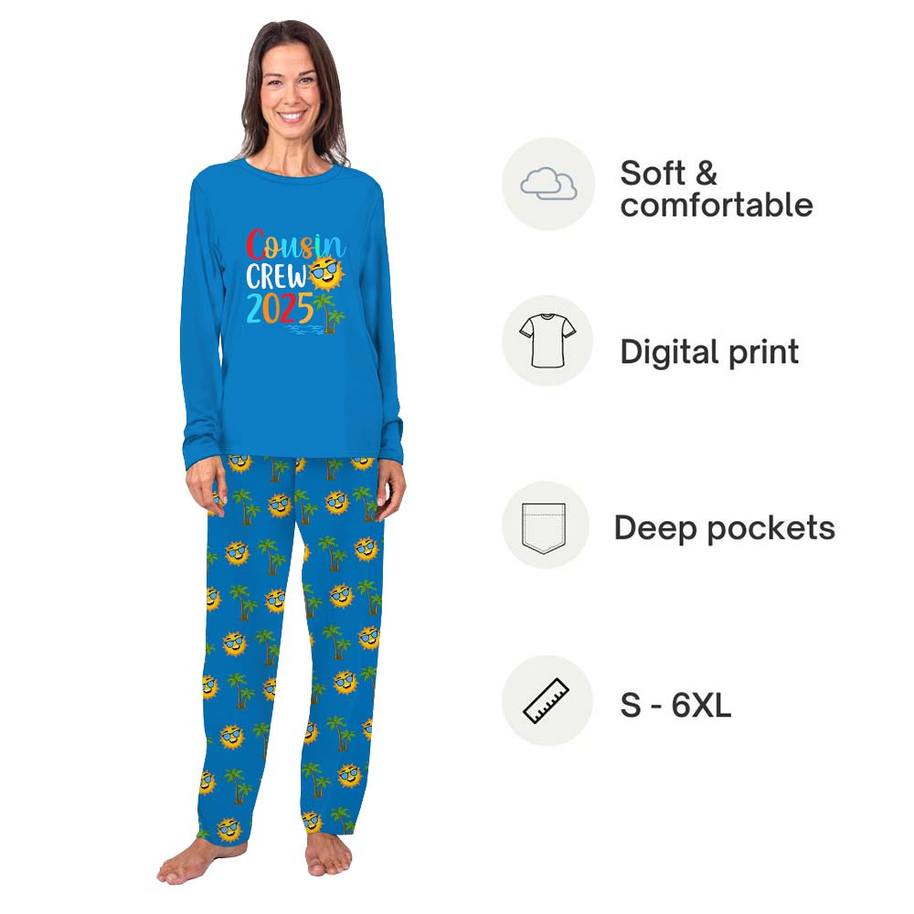 Cousin Crew 2025 Summer Vacation Matching PJs For The Family Cousin Crew 2025 Summer Vacation Matching PJs For The Family