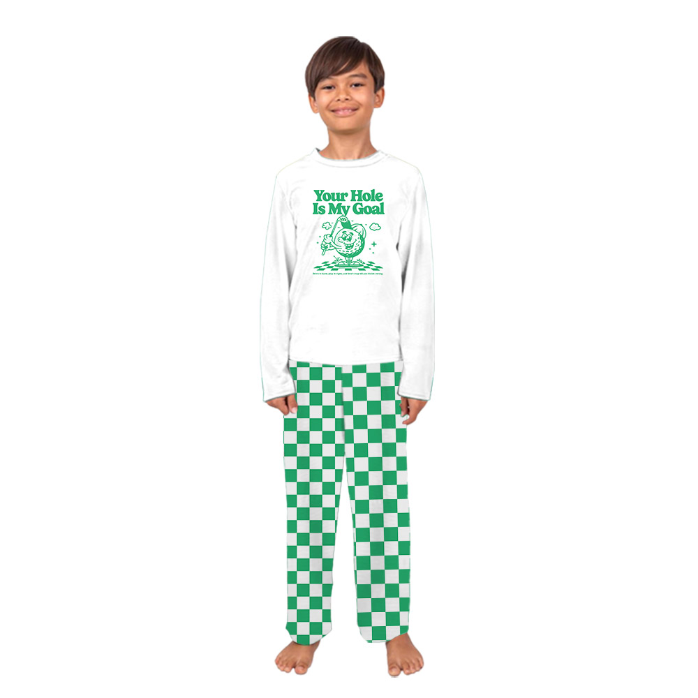 Funny Saying Plaid Pajamas For Golf Players