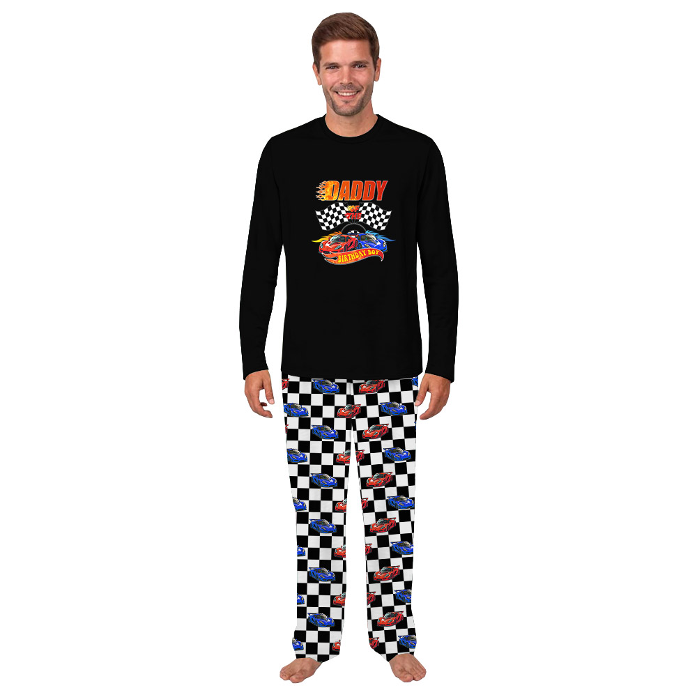Custom Birthday Boy Pajamas For Racing Car Enthusiasts