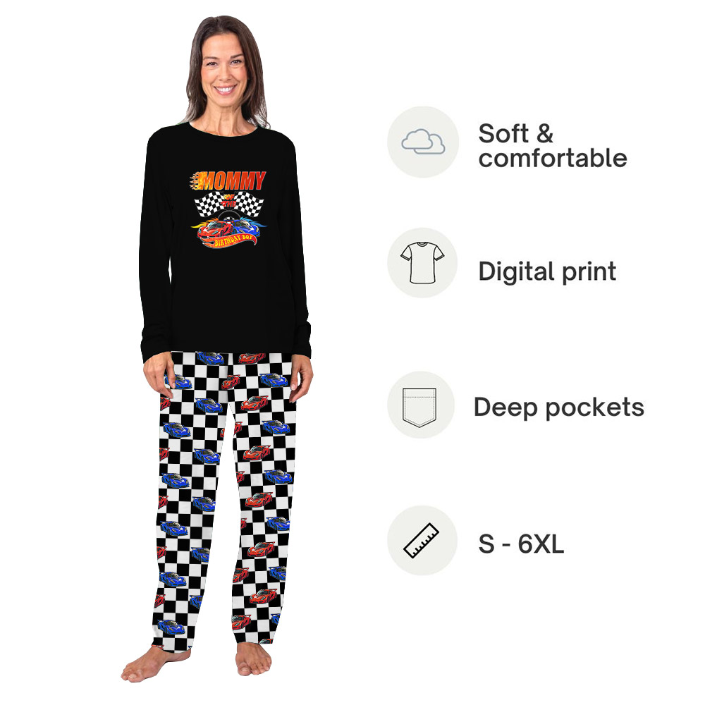 Custom Birthday Boy Pajamas For Racing Car Enthusiasts