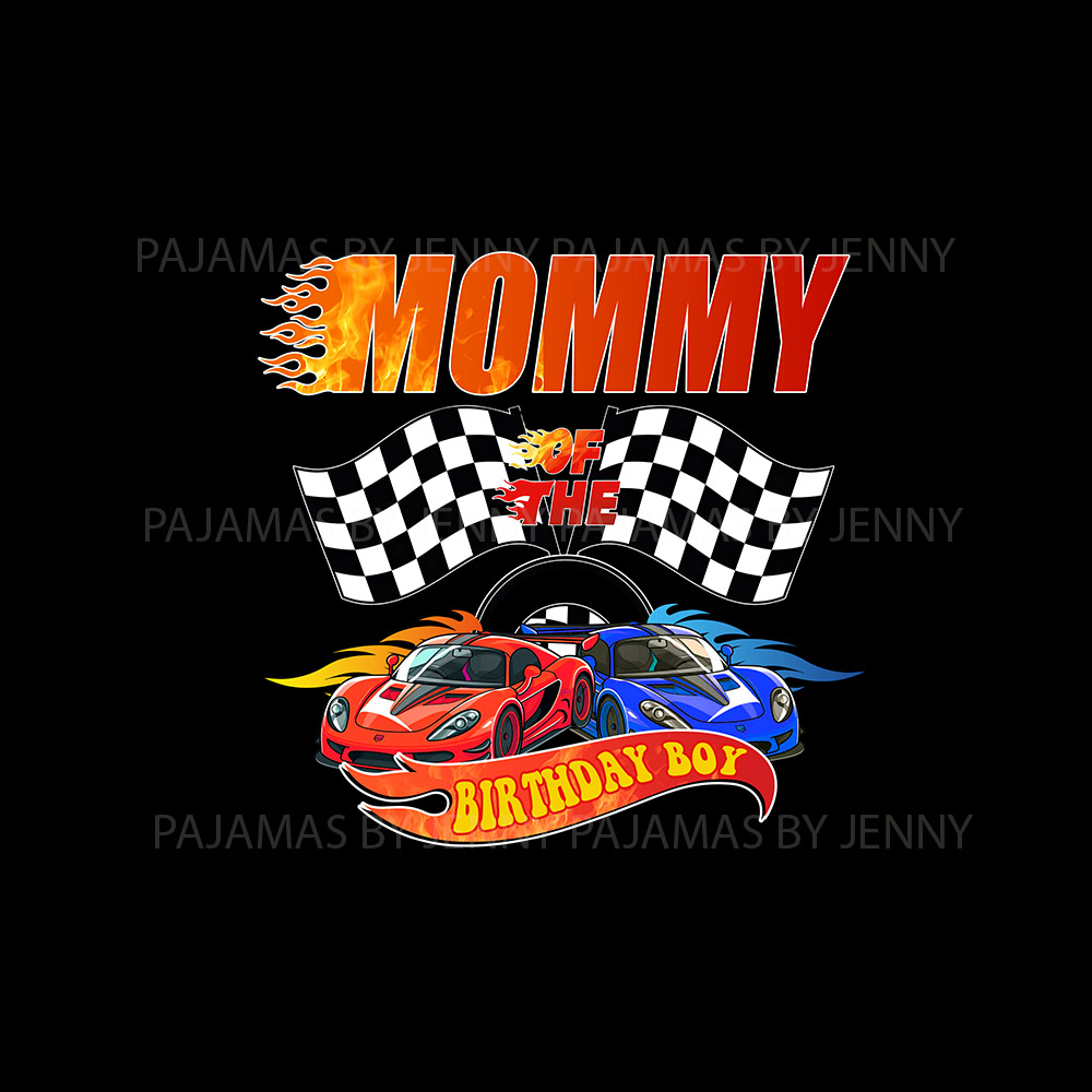 Custom Birthday Boy Pajamas For Racing Car Enthusiasts