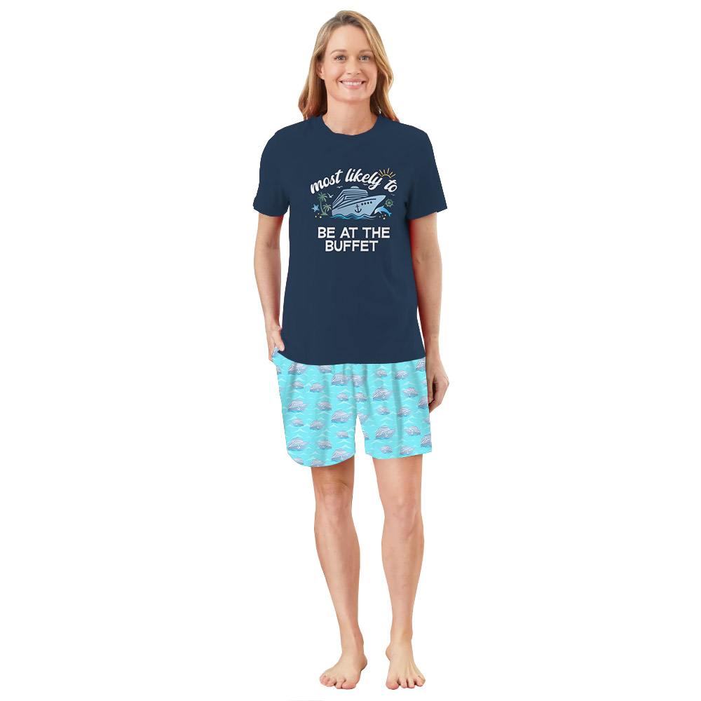 Family Cruise Ship Pajamas Custom Funny Most Likely To Sayings Family Cruise Ship Pajamas Custom Funny Most Likely To Sayings