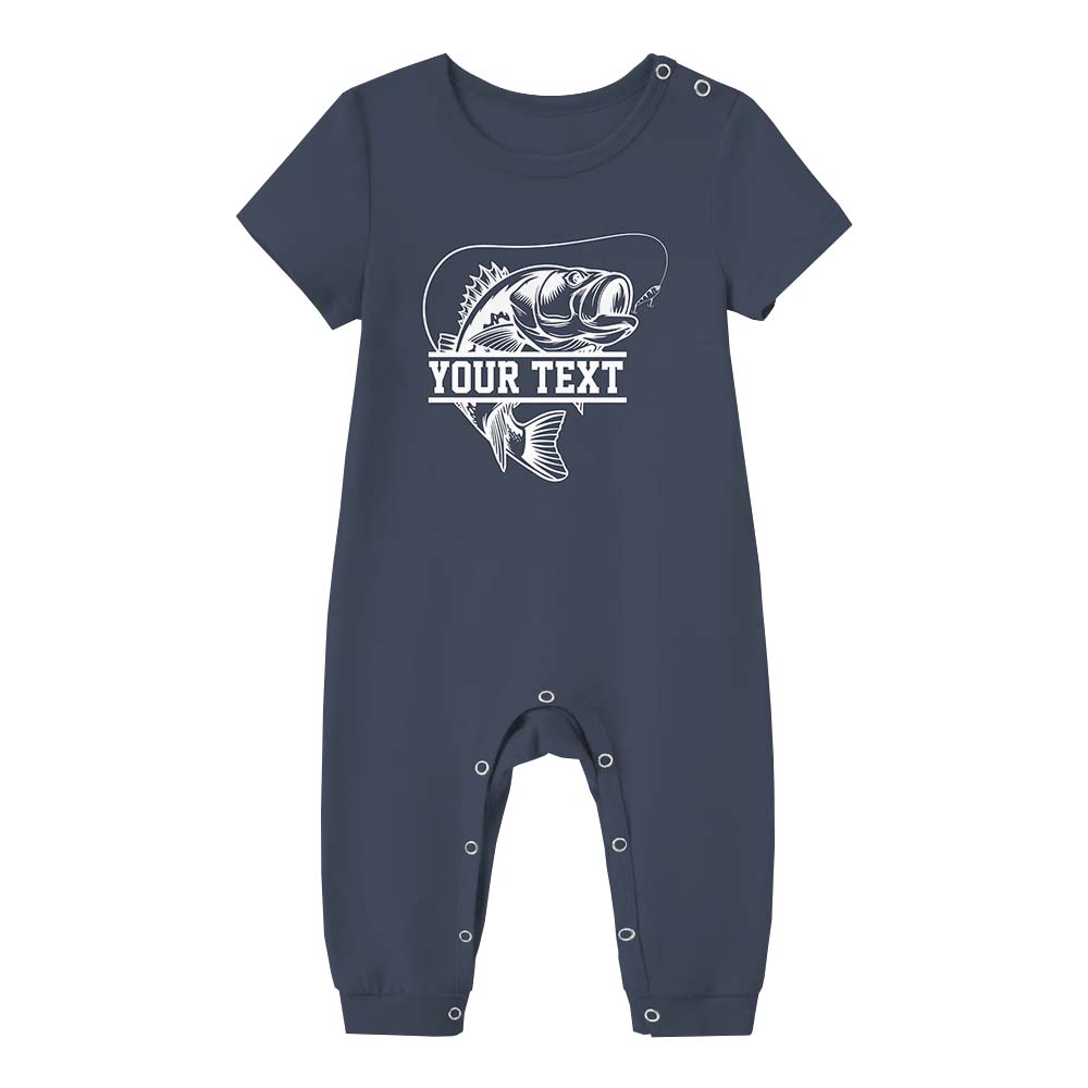 Fishing Pajamas For Adults Short Sleeves With Name Fishing Pajamas For Adults Short Sleeves With Name