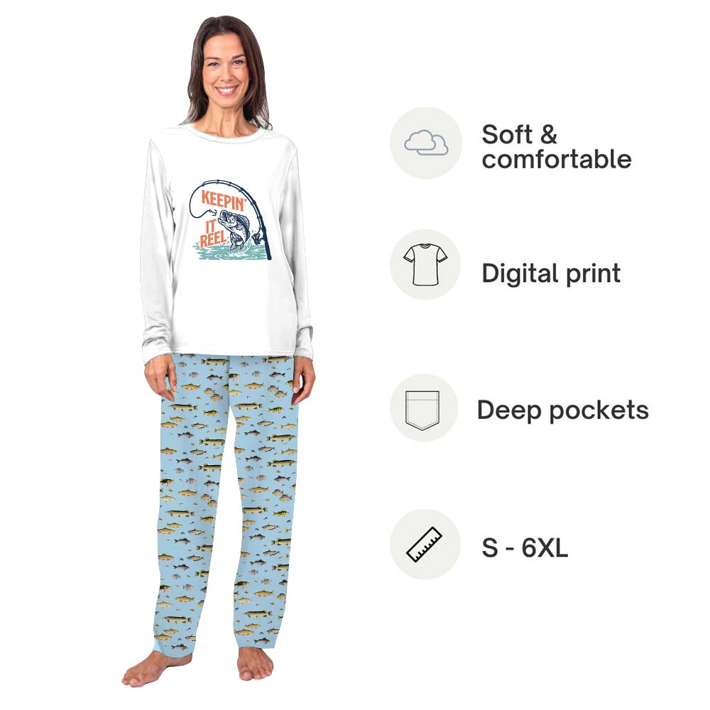 Keeping It Reel Fishing Owner And Dog Pajamas Keeping It Reel Fishing Owner And Dog Pajamas