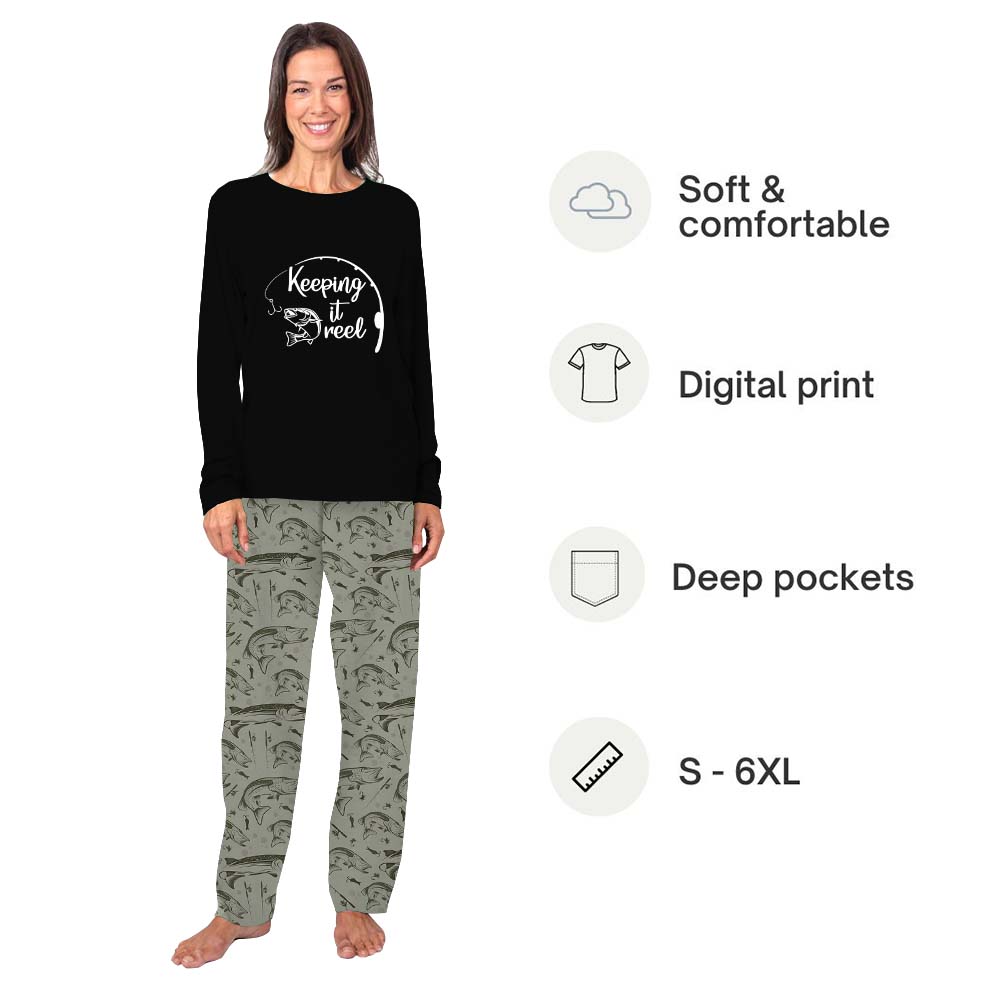 Vintage Fishing Owner And Dog Pajamas Vintage Fishing Owner And Dog Pajamas