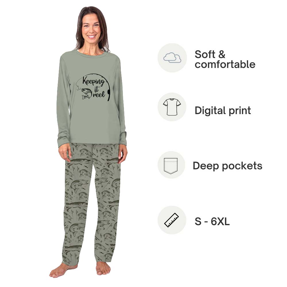 Keeping It Reel Fishing Matching PJs For The Family Keeping It Reel Fishing Matching PJs For The Family