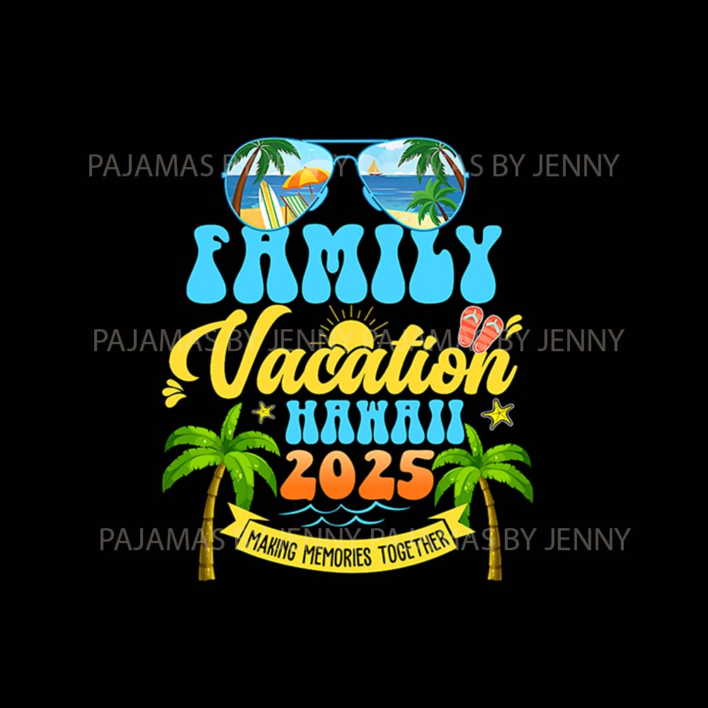Custom Destination Family Vacation 2025 Matching Pajamas With Dog Custom Destination Family Vacation 2025 Matching Pajamas With Dog