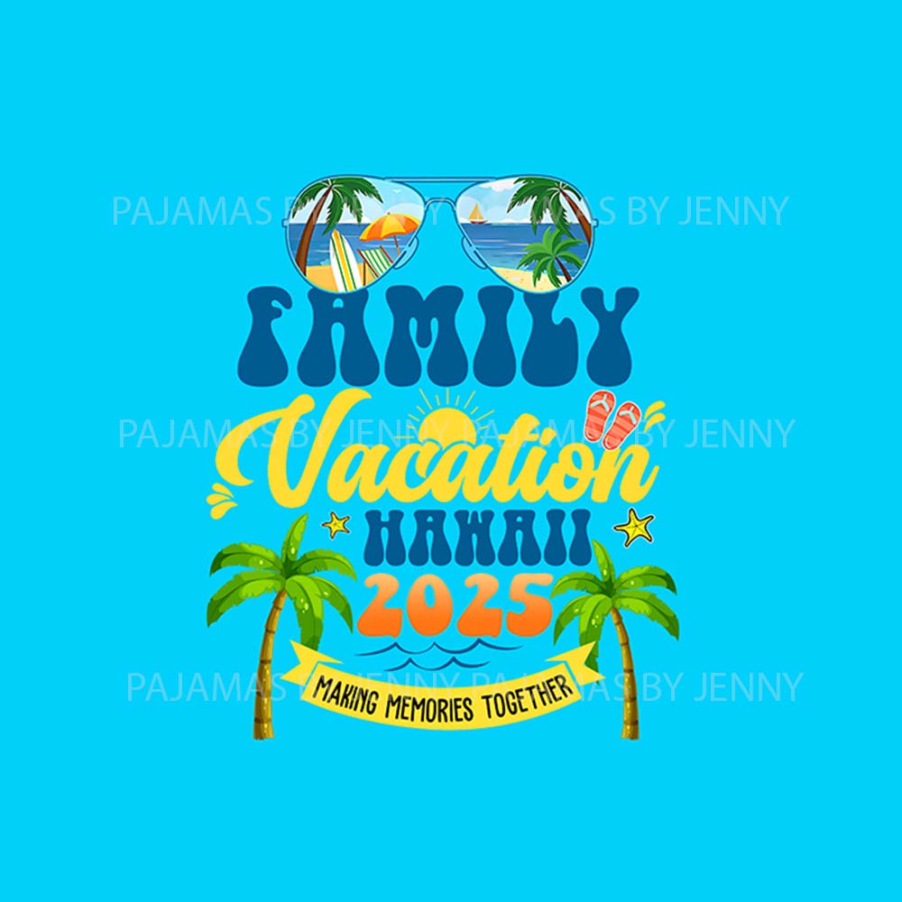 Personalized Family Vacation Making Memories Together Holiday PJ Sets Personalized Family Vacation Making Memories Together Holiday PJ Sets