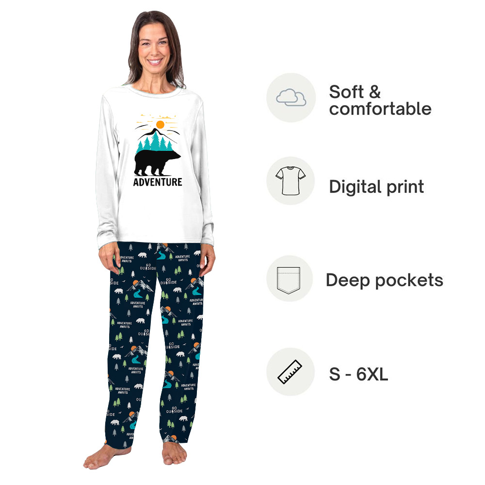Mountain Adventure Outdoor Pajamas For Adults And Kids Mountain Adventure Outdoor Pajamas For Adults And Kids