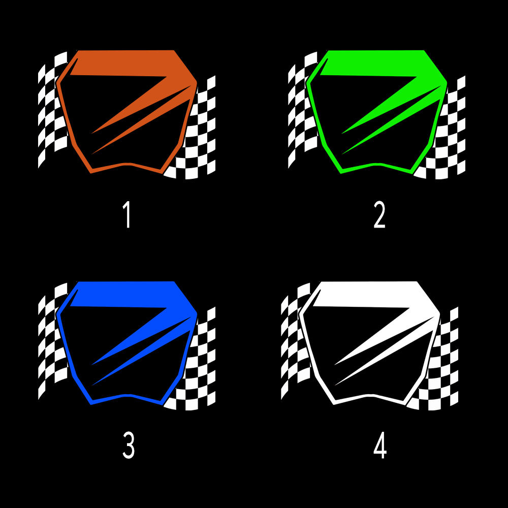 Custom Plate Color Motocross Pajamas With Your Name And Number