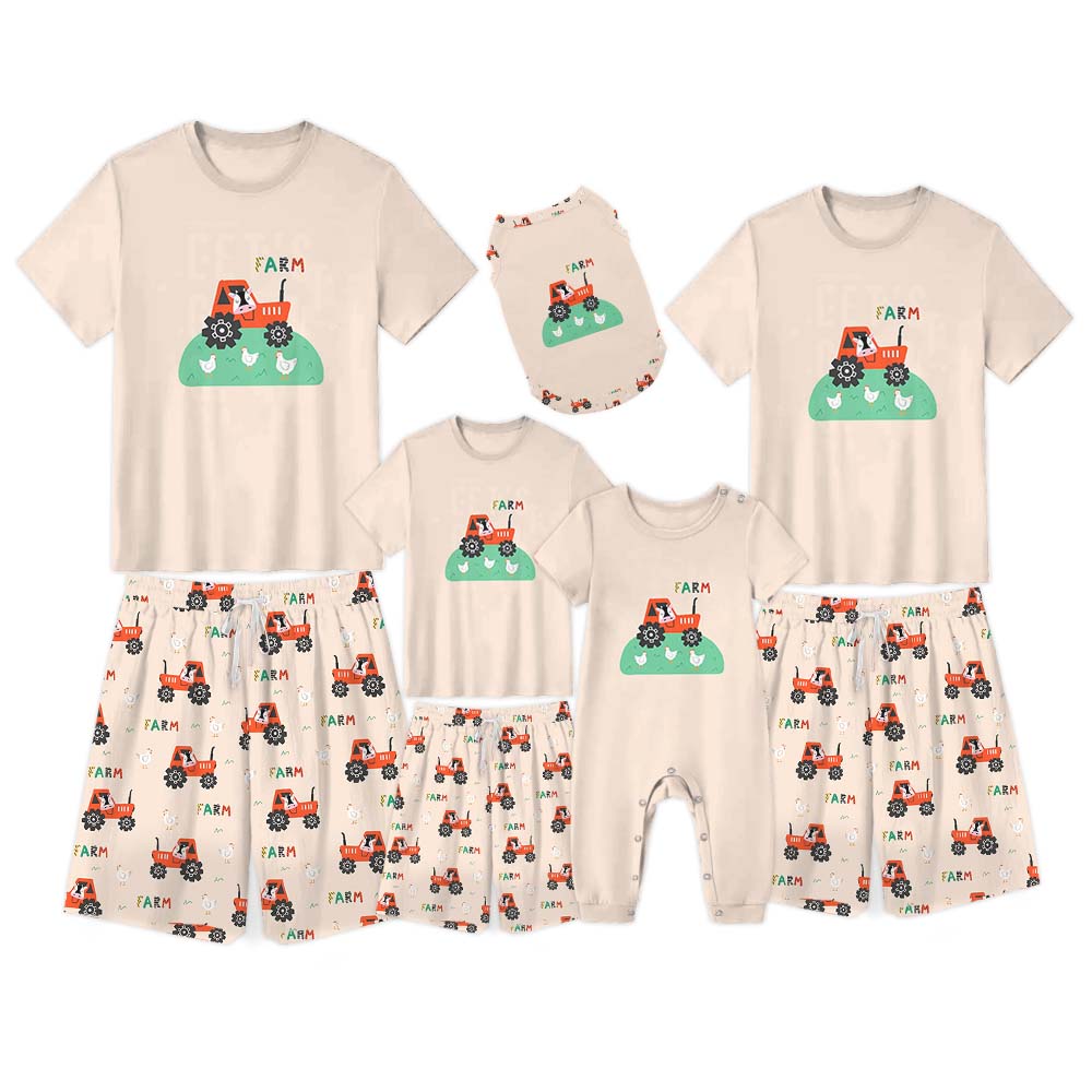 Cute Animals Pajamas For Adults Short Sleeves Cute Animals Pajamas For Adults Short Sleeves