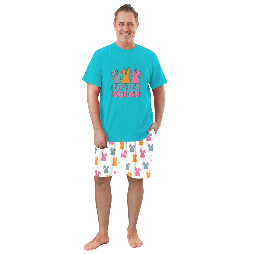 Cute Easter Squad Pajama Shorts Set Cute Easter Squad Pajama Shorts Set