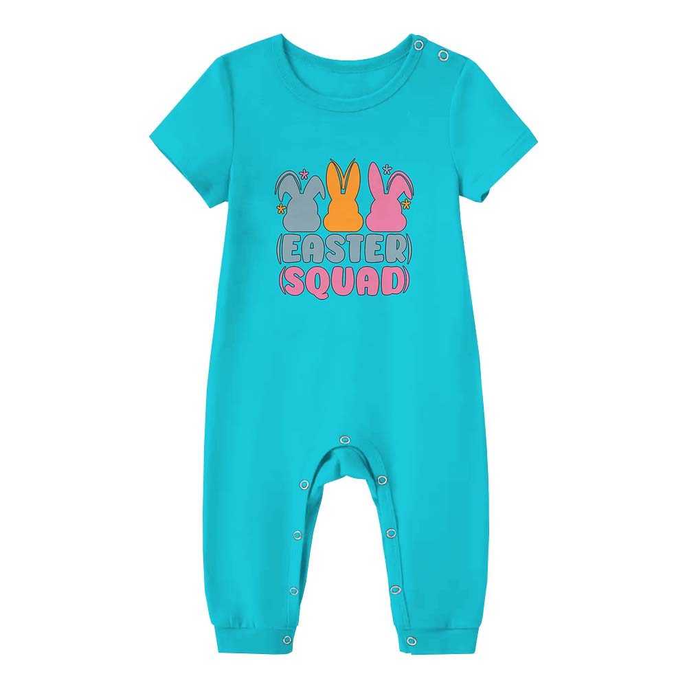 Cute Easter Squad Pajama Shorts Set Cute Easter Squad Pajama Shorts Set