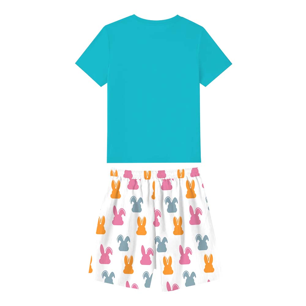 Cute Easter Squad Pajama Shorts Set Cute Easter Squad Pajama Shorts Set