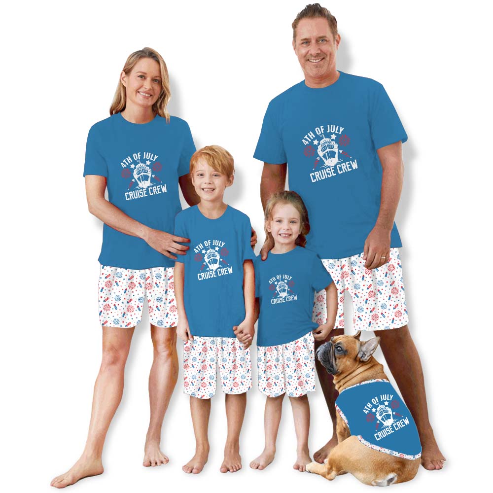 Comfortable Cruise Crew Short Sleeve Pajamas Comfortable Cruise Crew Short Sleeve Pajamas