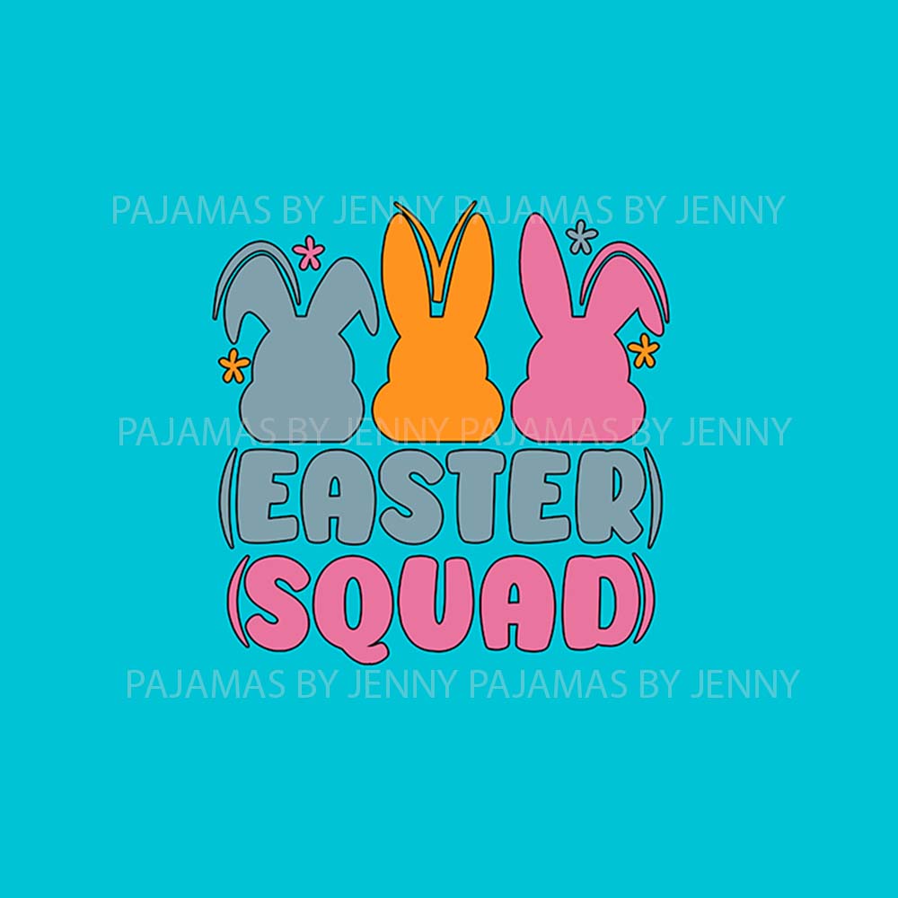 Custom Color Cute Easter Squad Family Matching Outfits Easter Custom Color Cute Easter Squad Family Matching Outfits Easter