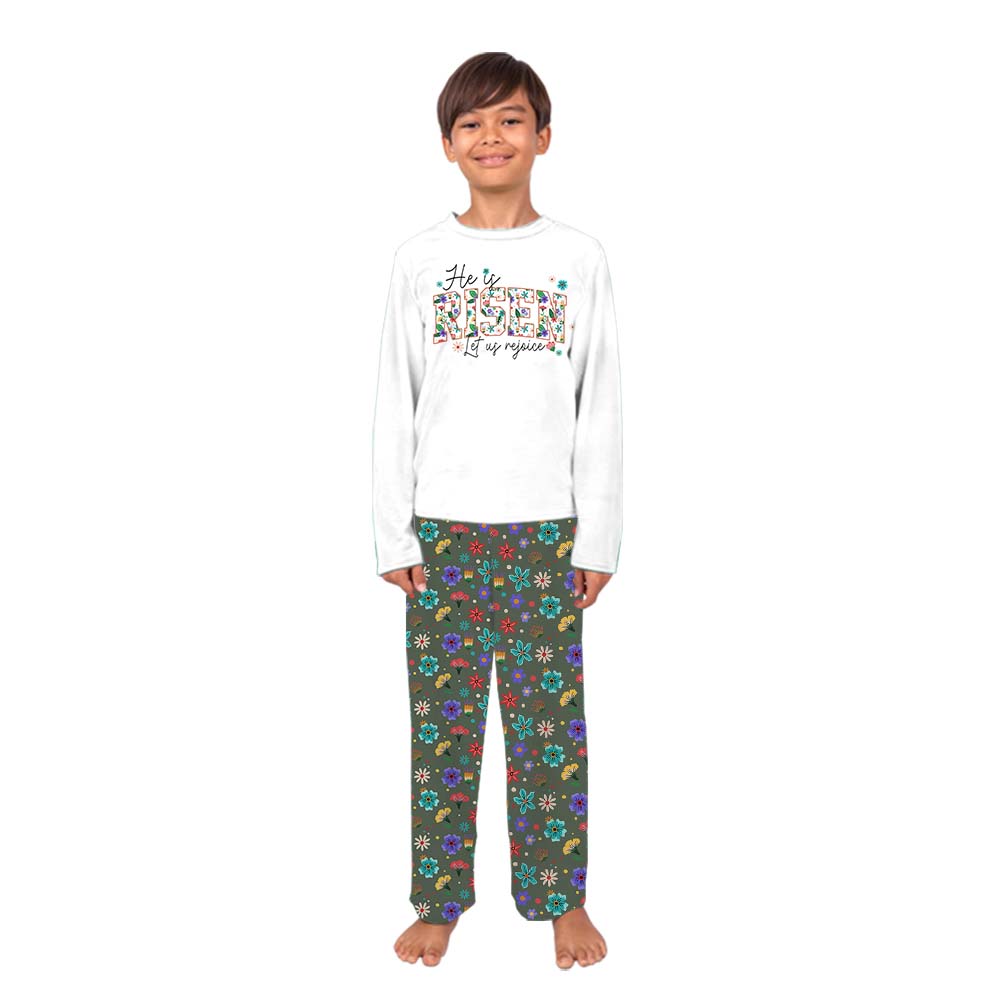 He Is Risen Matching Easter Pajamas He Is Risen Matching Easter Pajamas