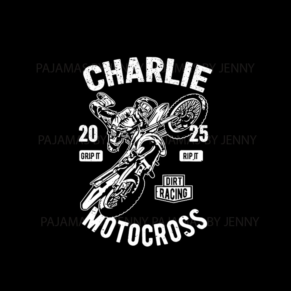 Personalized Name Motocross Pajama Sets 2025 Personalized Name Motocross Pajama Sets 2025