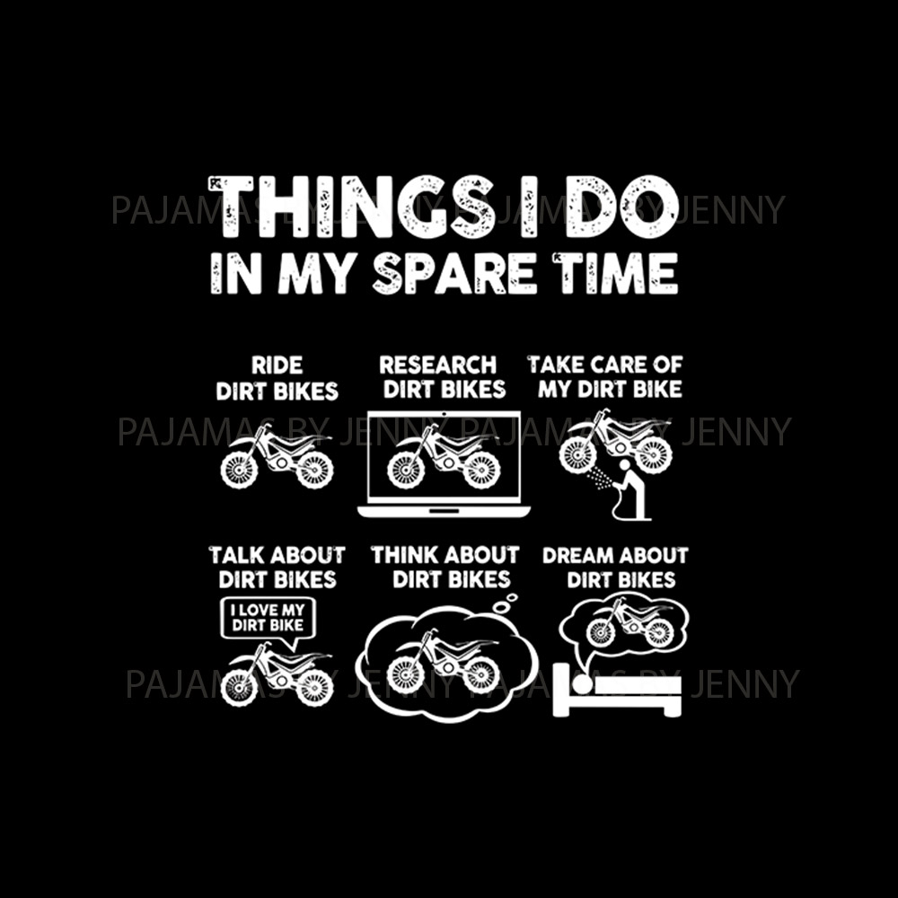 Funny Dirt Bike Themed Pajamas For Racing Enthusiast Funny Dirt Bike Themed Pajamas For Racing Enthusiast