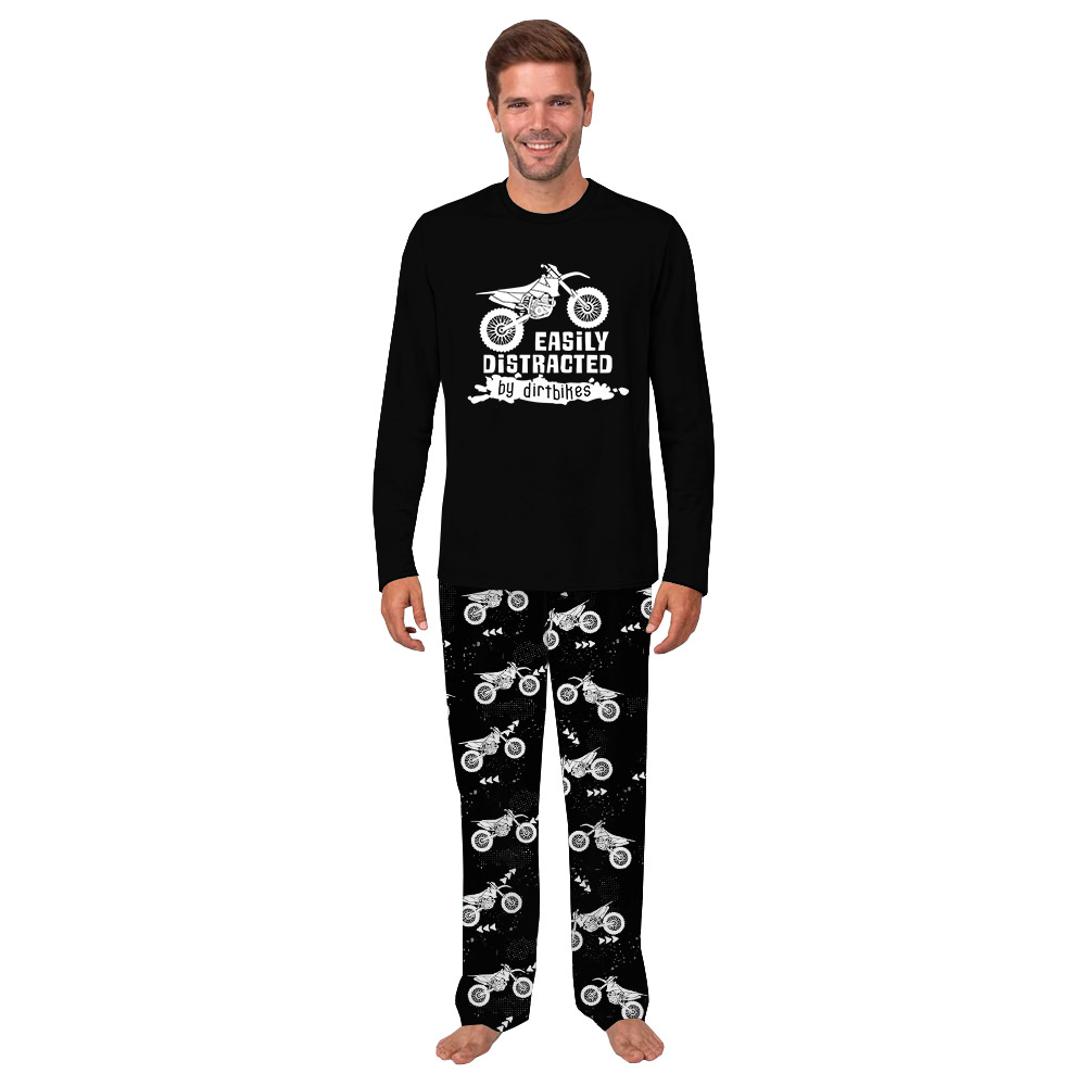 Funny Saying Dirtbike Themed Pajamas Tops And Pants Funny Saying Dirtbike Themed Pajamas Tops And Pants