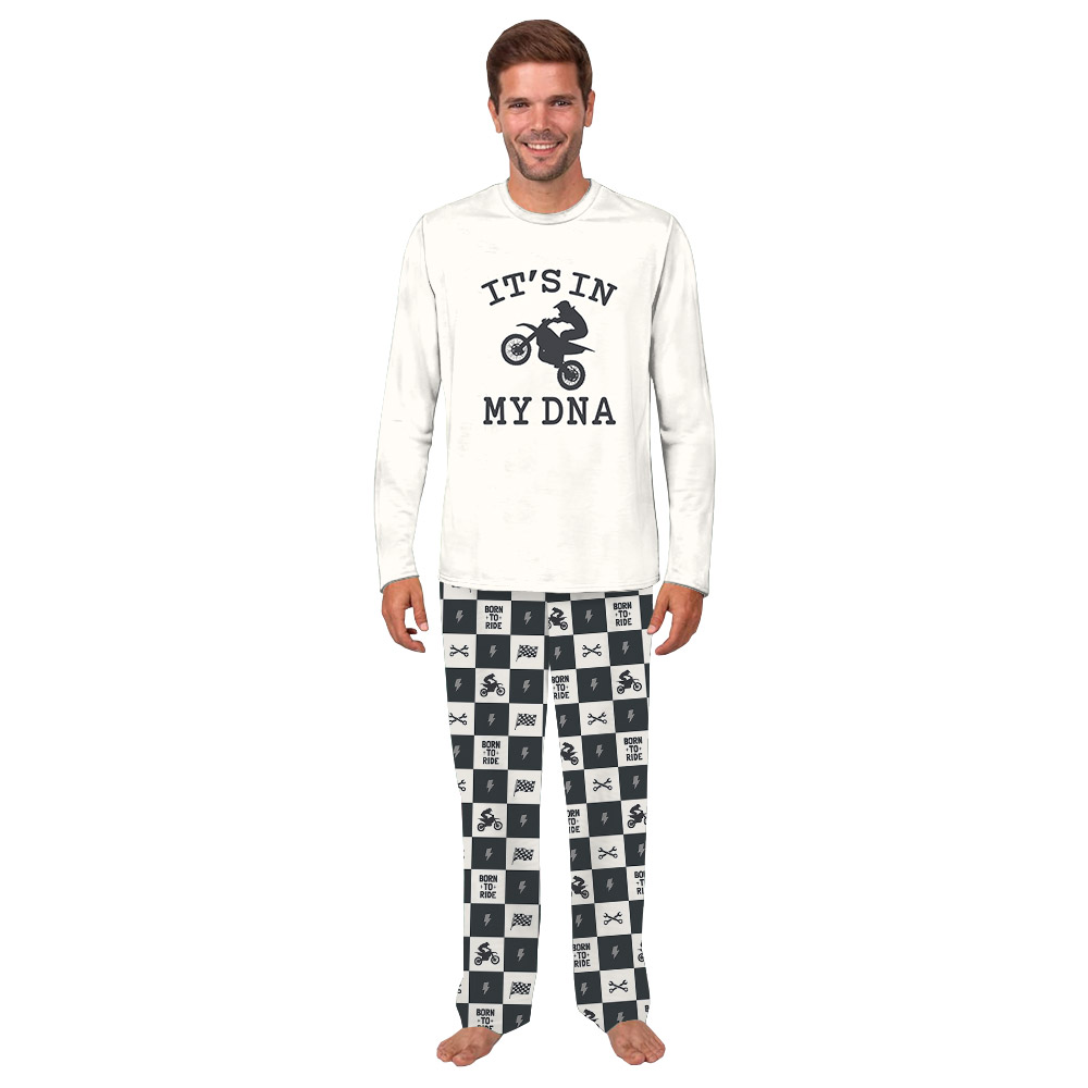 Funny Saying Dirt Bike Motocross Pajamas Plaid Funny Saying Dirt Bike Motocross Pajamas Plaid