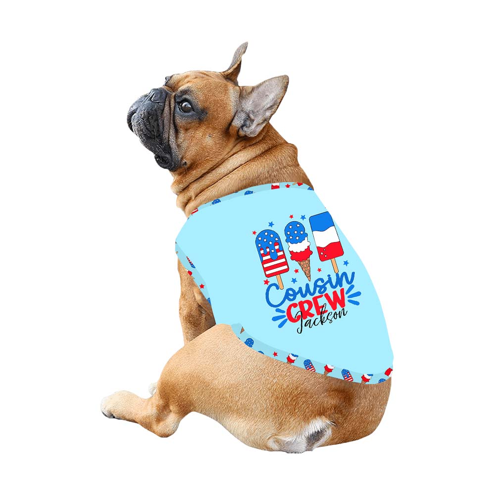 Customizable Ice Cream Independence Day USA Short Pajamas Customizable Ice Cream Independence Day USA Short Pajamas