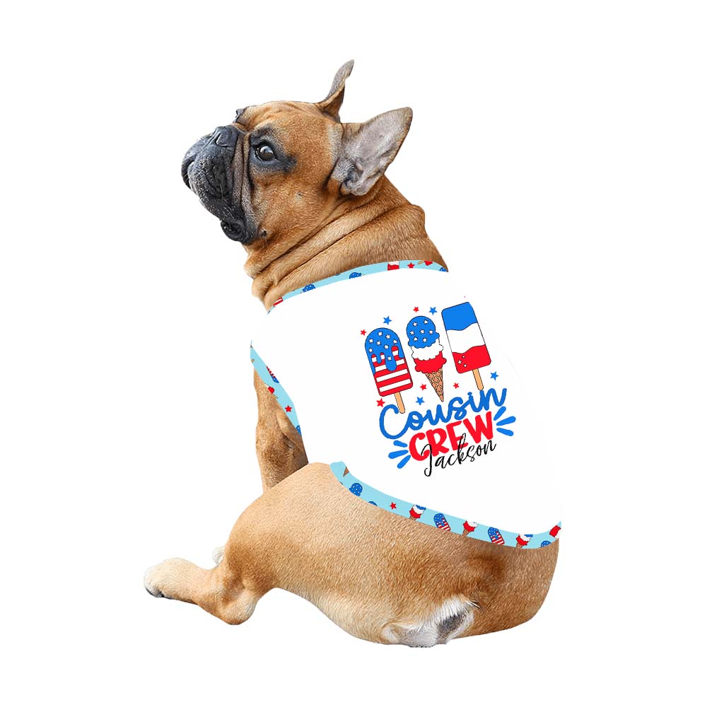 Cute Ice Cream With Name Cousin Crew 4th Of July Pajama Pajama Short Set Cute Ice Cream With Name Cousin Crew 4th Of July Pajama Pajama Short Set