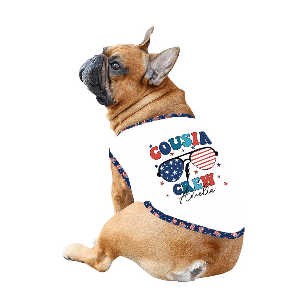 Festive Custom Name 4th July America Plus Size Short Sleeve Pajamas Festive Custom Name 4th July America Plus Size Short Sleeve Pajamas