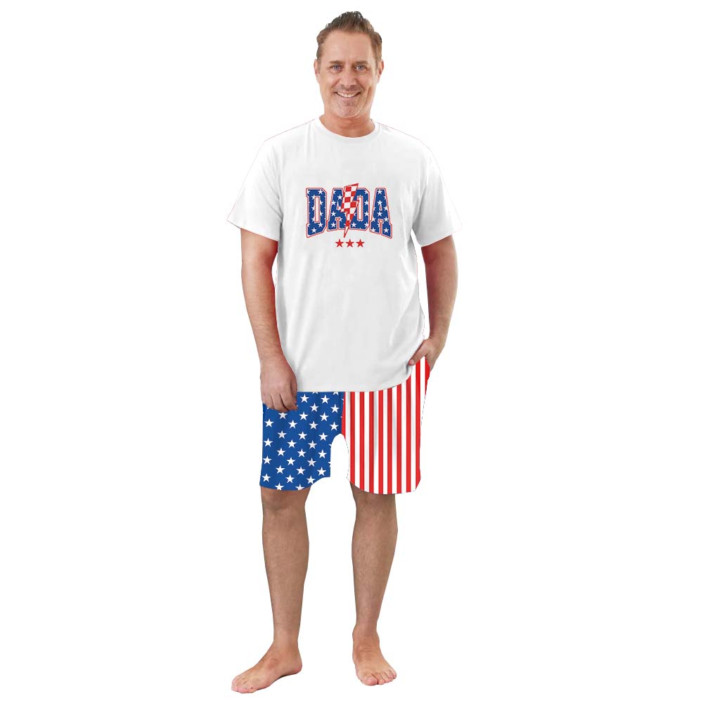 Unique America Independence Day Short Pajama Set Unique America Independence Day Short Pajama Set