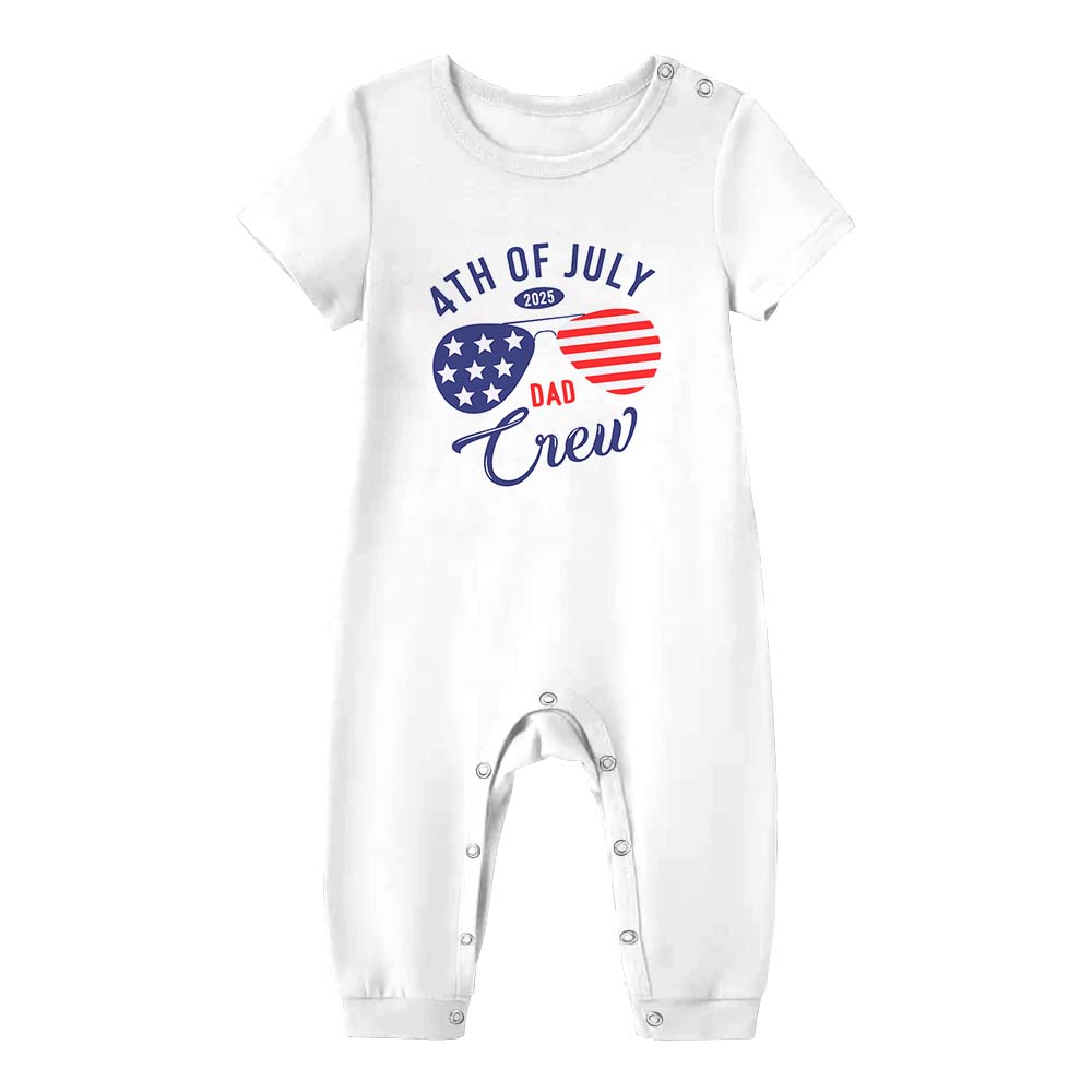 Personalized Family Crew America Independence Day Short Sleeve Pajamas Personalized Family Crew America Independence Day Short Sleeve Pajamas