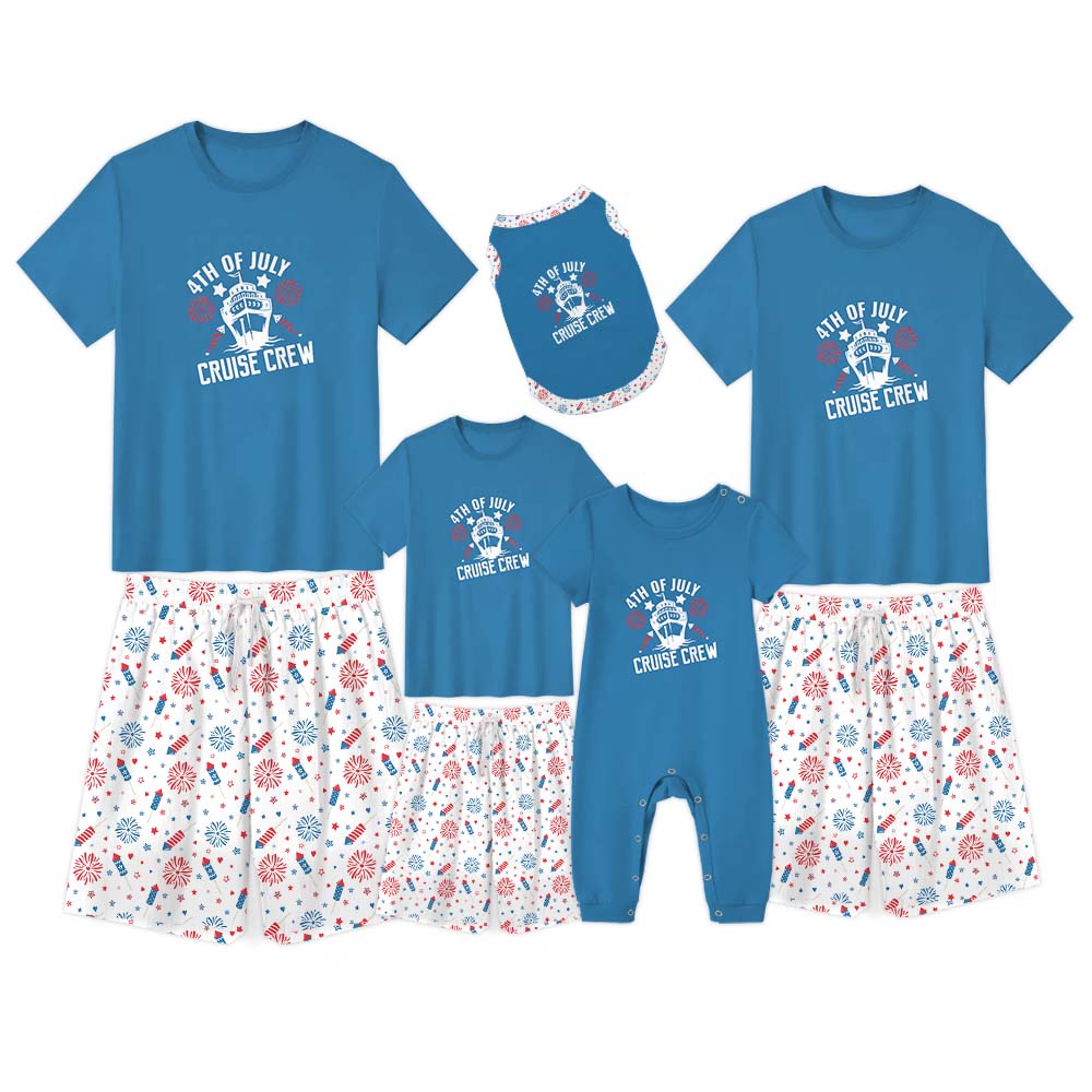Comfortable Cruise Crew Short Sleeve Pajamas Comfortable Cruise Crew Short Sleeve Pajamas