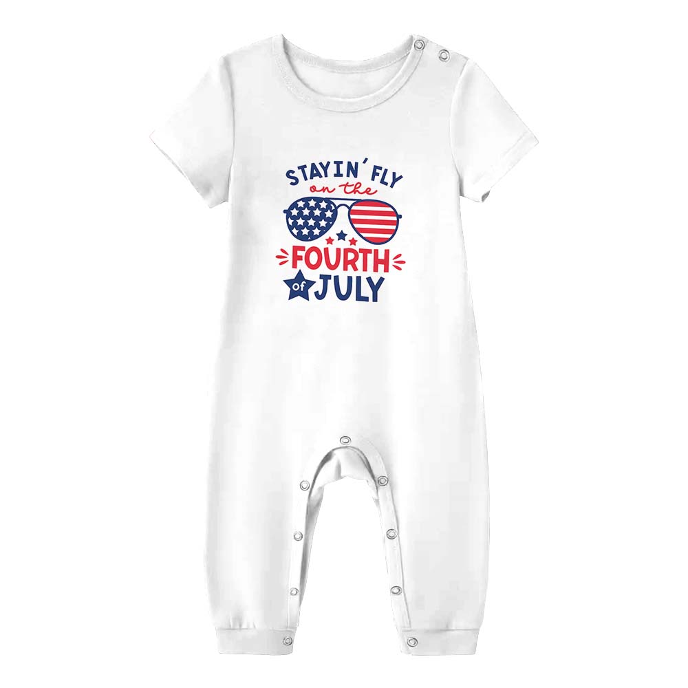 Staying Fly On The Fourth Of July Short Sleeve Pajama Top and Shorts Staying Fly On The Fourth Of July Short Sleeve Pajama Top and Shorts