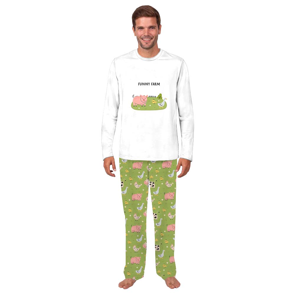 Funny Farm Matching Family Pajamas With Dogs Funny Farm Matching Family Pajamas With Dogs