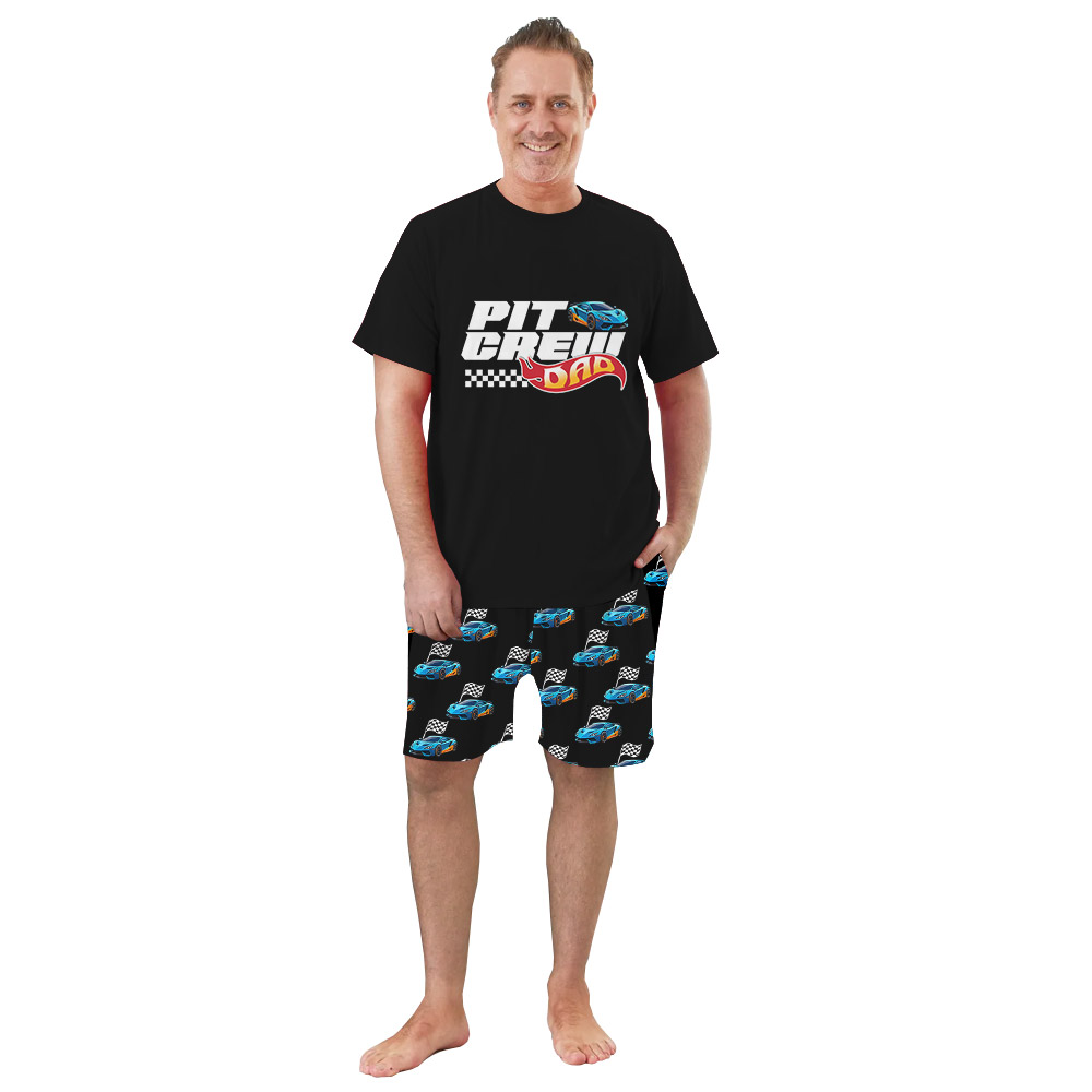 Custom Race Car Themed Birthday Pajamas For Family Custom Race Car Themed Birthday Pajamas For Family