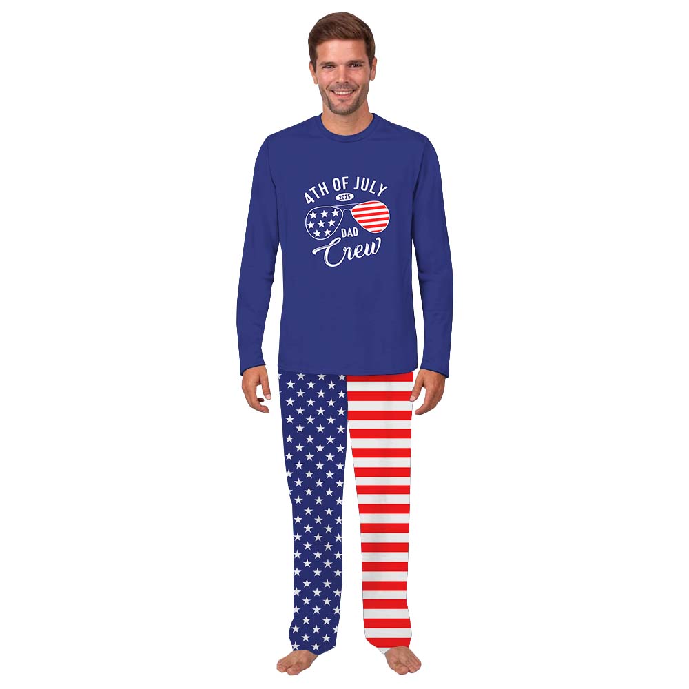 Unique 2025 Crew Custom Name Family 4th Of July Pajama Sets Unique 2025 Crew Custom Name Family 4th Of July Pajama Sets