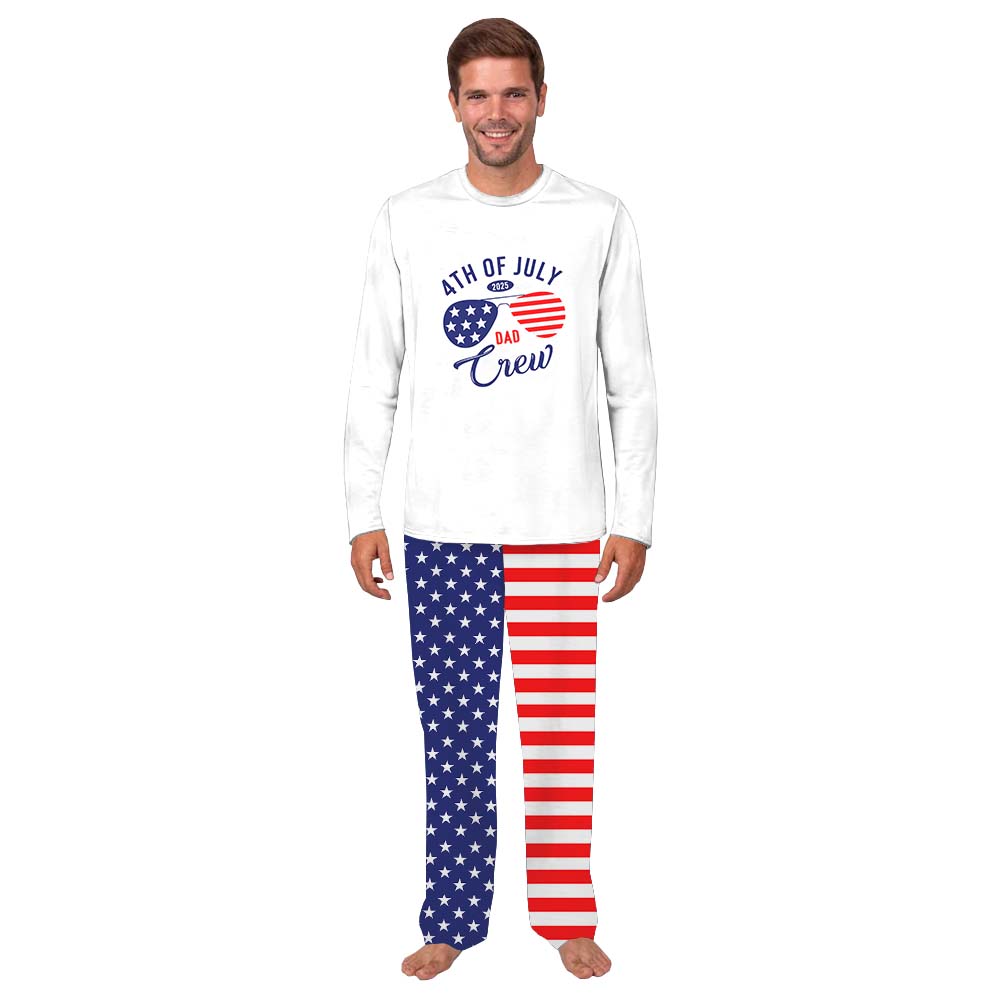 Custom Family Crew 2025 4th Of July PJs Family Custom Family Crew 2025 4th Of July PJs Family