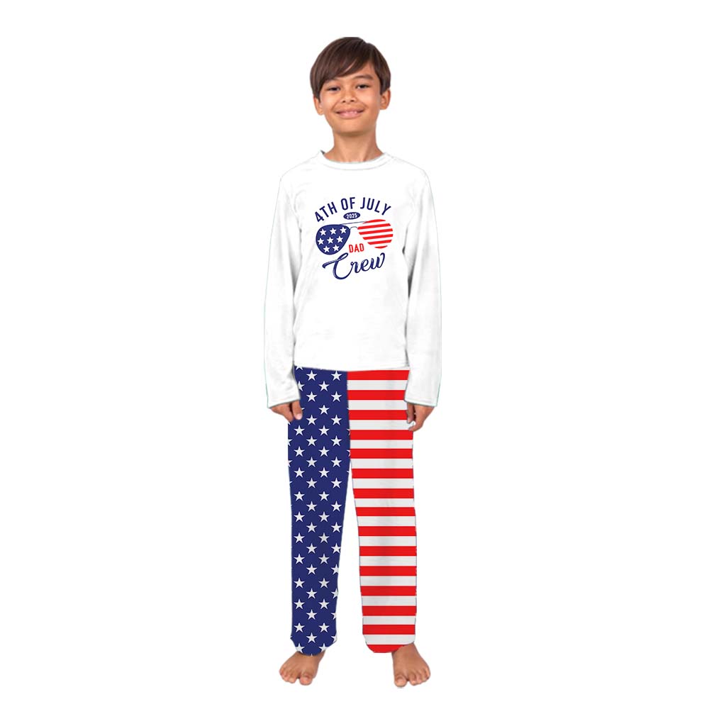 Custom Family Crew 2025 4th Of July PJs Family Custom Family Crew 2025 4th Of July PJs Family