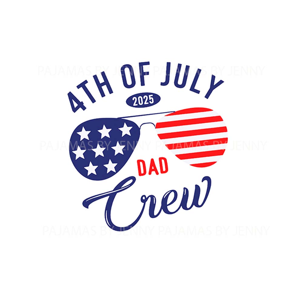 Custom Family Crew 2025 4th Of July PJs Family Custom Family Crew 2025 4th Of July PJs Family
